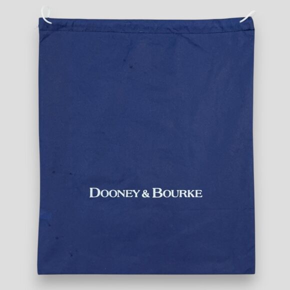 DOONEY & BOURKE Medium Size Navy Blue Drawstring Dust Purse Bag 16 x 14 - Picture 1 of 4